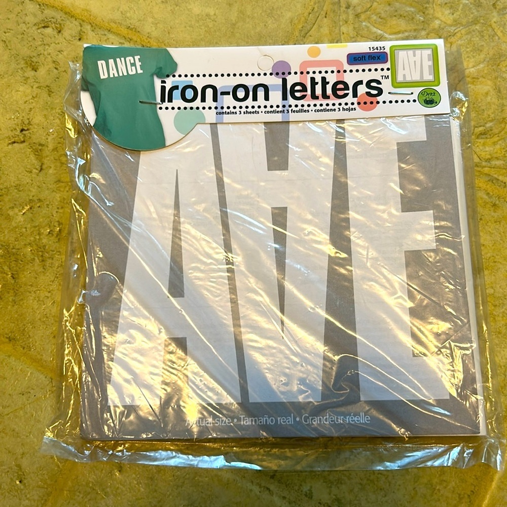 Iron On Letters